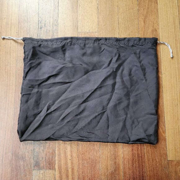 Coach Brown Silk Drawstring Dust Bag 15 x 19 - Picture 10 of 15